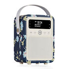 DAB DAB+ Radio Bluetooth Portable FM Alarm VQ Monty - Laura Ashley Elveden Navy