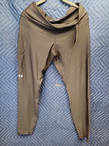 Under Armour Women's HeatGear Armour No-Slip Waistband Full-Length Leggings XL - Picture 1 of 3