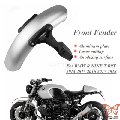For BMW R NINE T 2014 2015 2018 Motorcycle Front Fender+Bracket Wheel Cover Set - Imagem 1 de 4