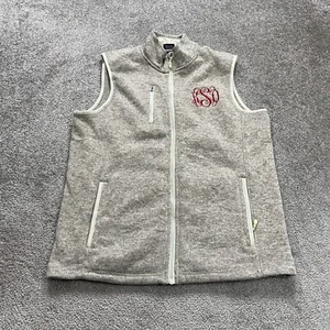 Charles River Apparel Vest Mens Large Beige Full Zip Pocket Gorpcore Outdoor - Picture 1 of 10