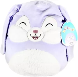 Peluche pasquale Squishmallow 16” D'Marie viola coniglietto pancia sfocata nuovo - Foto 1 di 1