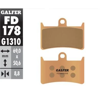 Pastillas de freno delanteras Galfer Yamaha YZF-R7 1999-2001 Foto 1 de 4