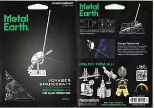 NASA Space Program Voyager Spacecraft Kit Modello Metallo Terra Acciaio NUOVO SIGILLATO - Foto 1 di 6