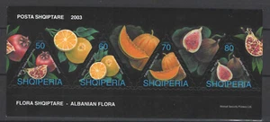 Albanien 2003. Blumen / Früchte Set postfrisch (**) Michel: Block 146. - Bild 1 von 1