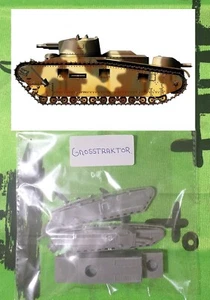 Kit maqueta para montar y pintar - Vehículo militar . Grosstraktor tank - 1/72 - Foto 1 di 2