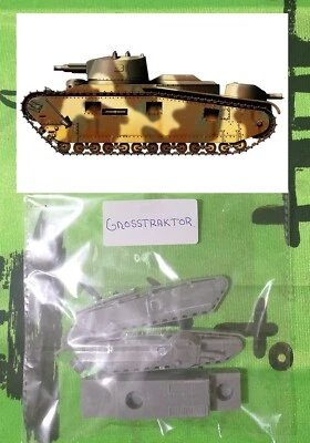 Kit maqueta para montar y pintar - Vehículo militar . Grosstraktor tank - 1/72 - Imagen 1 de 2
