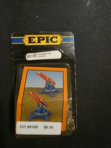 Warhammer 40K Epic Squats Thunderfire Cannon Blister Sealed Vintage Unpainted - Picture 1 of 2