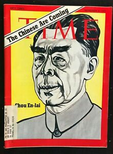 TIME Magazine - 8 novembre 1971 - CHOU EN-LAI / Pier Mondrian / Rolex Ad