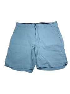 VTG Woolrich Shorts Men 34 Blue Chino Flat Front Adult Golf Beach Camp Hiking - Picture 1 of 9