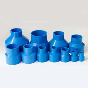 PVC Reducing Straight Connectors Socket Water Pipe Hose Reducer Coupling Adapter - Picture 1 of 10