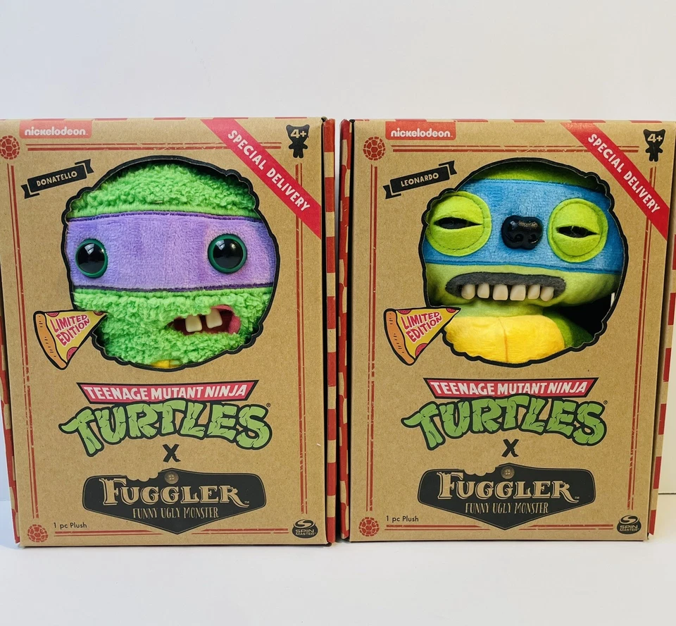 TMNT Donatello Fuggler Funny Ugly Monster Plush Limited Edition 9"