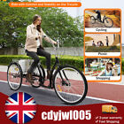 26'' Adult Tricycle Trike 3-Wheel Bike 6 Speed Unisex Bicycle with Basket Black