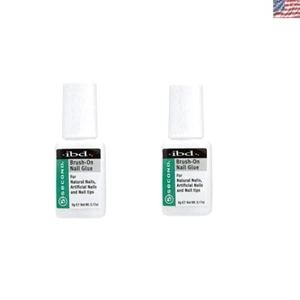 Professional Brush-On Nail Glue (2-Pack) for Fast Full Cover Nail Applications - Picture 1 of 2