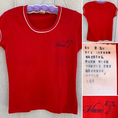 Camiseta Hawaiana Vintage Damas Mujeres Camiseta Gráfica Camiseta Años 70 Años 70 Años 80 Foto 1 de 4