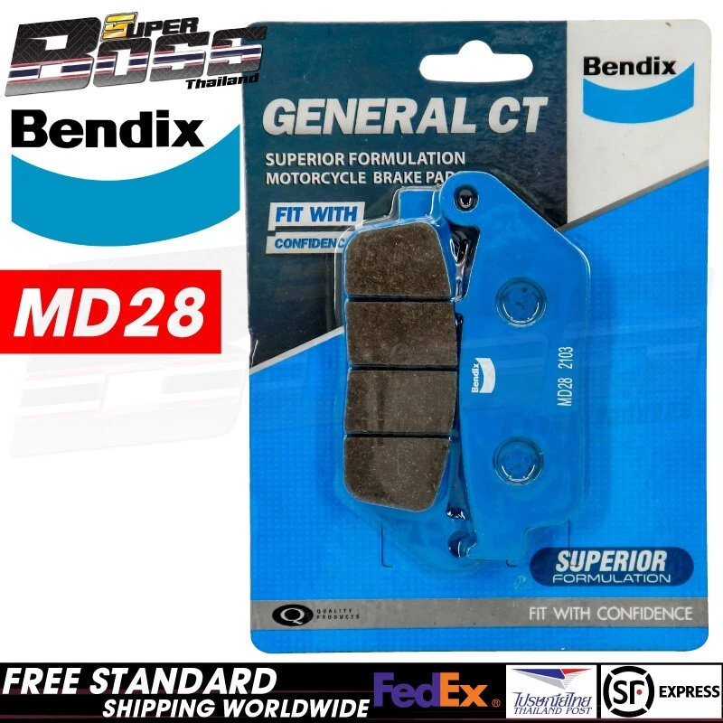 Pastillas de freno delanteras BENDIX MD28 para ADV-350 2022, NINJA-650 2016, TIGER XRX-800 Foto 1 de 4