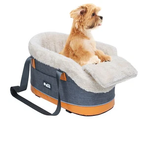 1x Dog Booster Seat Pet Cat Car Seat Puppy Console SUV Secure Safety Travel Seat - Picture 1 of 12