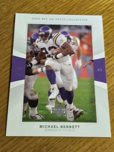 2003 UD Patch Football Collection # 23 Michael Bennett EX-NrMT - Picture 1 of 2