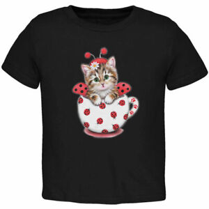 Cat Ladybug Toddler T Shirt