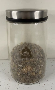 Teavana Perfect Tea Rock Sugar Glass Canister 60oz with Stainless Lid ~ 40% Full - Picture 1 of 5