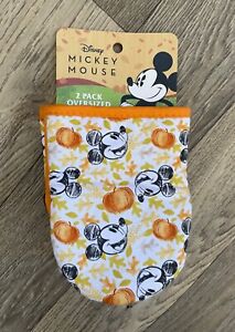 NEUF Disney Mickey Mouse Fall Feuilles Kit de 2 mini mitaines surdimensionnées