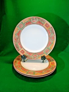 PTS INTERNATIONAL INTERIORS  3 CATALINA STONEWARE DINNER PLATES 10 7/8" - Picture 1 of 5