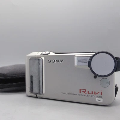 Sony Ruvi CCD-CR1 Handheld Digital Video Camcorder Silver Tested - Image 1 of 4