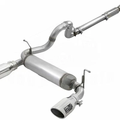 CatBack 排气系统 aFe 电源适用于吉普牧马人 JL 2020 - 2021 49-48096-P — 第 1/4 张图片