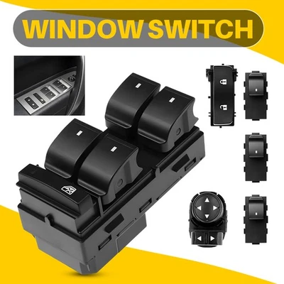 For 2007-2013 Chevrolet Silverado 2500 Window Switch+Door Lock+Mirror Control PY - Imagem 1 de 4