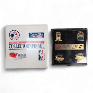 4x Vintage 1996 Spokane Chiefs Lapel Hat Pin Hockey WHL Spokane WA #489/500 - Picture 1 of 8