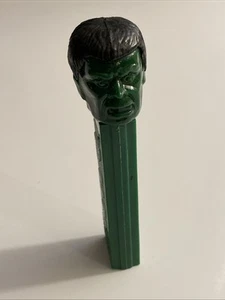 Pez Incredible Hulk Pez Spender 1978 ohne Füße dunkelgrün Vintage Hong Kong - Bild 1 von 10