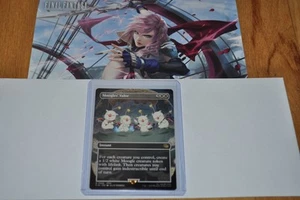 MTG magic FINAL FANTASY rare MOOGLES VALOR borderless FIN #326 - Picture 1 of 3