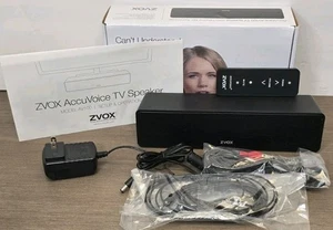 Altoparlante soundbar Zvox AV100 Mini TV AccuVoice nuovo scatola aperta - Foto 1 di 14