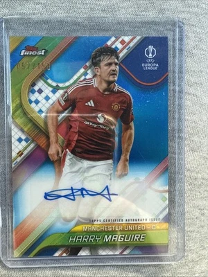 Harry Maguire Auto, Topps Finest UEFA 24/25 Foto 1 de 2