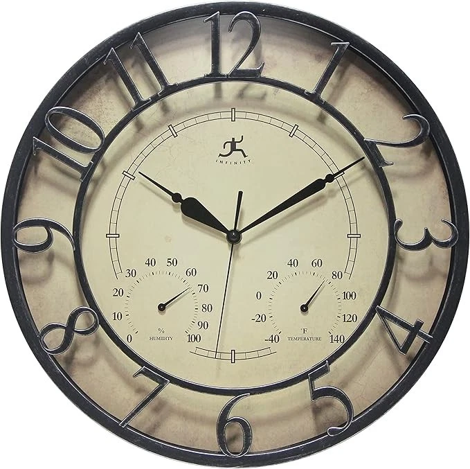 Infinity Instruments 16 pulgadas sin necesidad de batería higrómetro incorporado termómetro Foto 1 de 4