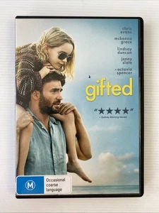 Gifted (DVD, 2017) Chris Evans - Very Good Condition Region 4 - Picture 1 of 4