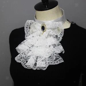 Women Detachable Collar Victorian Ruffle Collar for Party Apparel Blouse - Picture 1 of 7