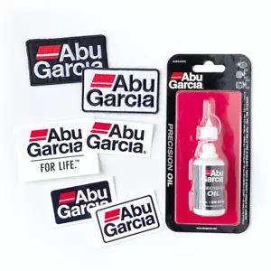 Olio di precisione ABU Garcia ABUOIL + 2 toppe e adesivi ABU Garcia stirabili - Foto 1 di 8