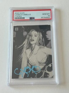 2024 GAS Fifth Harmony CAMILA CABELLO Letter to Miami C, XOXO Music Card  PSA 10 - Picture 1 of 6