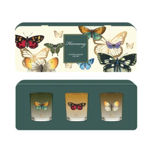 Juego de regalo de 3 velas votivas perfumadas Wild Woods Lyrical Harmony de cera - Imagen 1 de 3