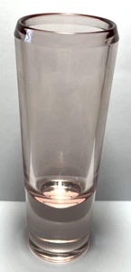 Vera Wang by Wedgwood Double Shot Glass Bud Vase Pink 5.25" - Picture 1 of 5