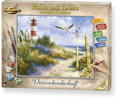 Schipper Malen nach Zahlen 40x50cm Dünenlandschaft mit Leuchtturm 609130884
