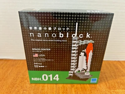 NANOBLOCK USA SPACE CENTER SHUTTLE 540 PCS BRICK BUILDING SET - Image 1 of 2