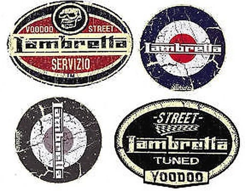 Voodoo Lammy Ltd Edition Homage Kunstwerk Aufkleber X 4. Nicht Oe. Our Artwork. - Bild 1 von 1