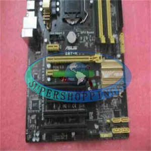 Placa madre ASUS Z87-K LGA 1150/zócalo H3 Intel Z87 DDR3 1 PIEZA USADA - Imagen 1 de 6