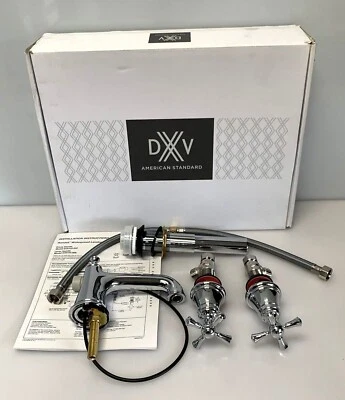 Grifo de caño bajo DXV Randall mango cruzado D35102840.100 cromo pulido NUEVO Foto 1 de 4