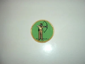 Vintage Archery Patch 3" Diameter 70s Manufacture - Picture 1 of 2