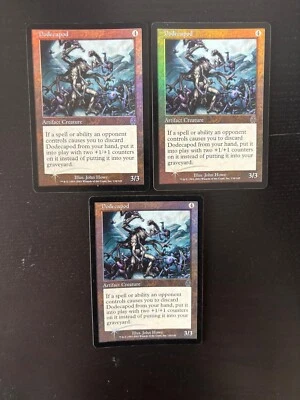 MTG 3X FOIL APOCALYPSE DODECAPOD NM MAGIC THE GATHERING ARTIFACT CREATURE CARD - Image 1 of 4