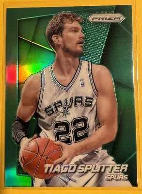 2014-15 Panini Prizm Green Prizm Tiago Splitter #24 San Antonio Spurs - Image 1 of 2