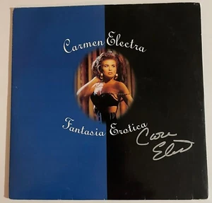 🔥 Rare 1992 Carmen Electra "Fantasia Erotica" Album – Signed Collectible 🔥 - Picture 1 of 5