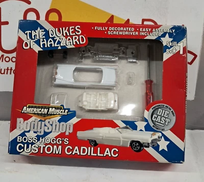 AMERICAN MUSCLE  1/64 THE DUKES OF HAZZARD BOSS HOGG'S CUSTOM CADILLAC - Immagine 1 di 2